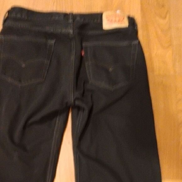 Levi's Black Bootcut Jeans Premium Denim - Picture 5 of 5